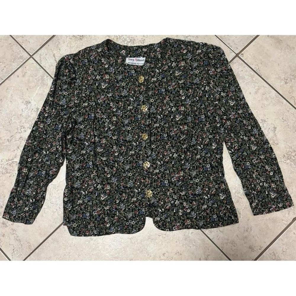 Tracy Richards‎ women's petite vintage blouse size m/l